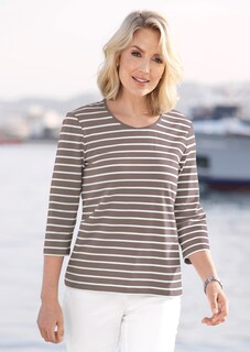 T-shirt à rayures multicolores thumbnail 6