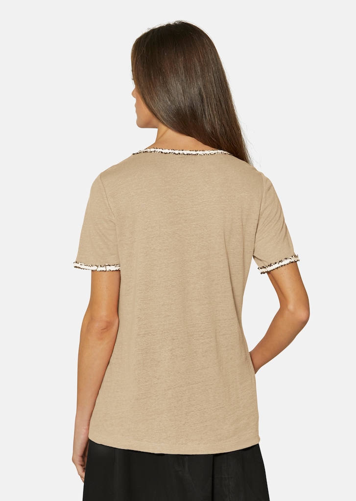 Short-sleeved linen shirt 2