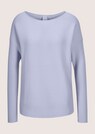 Quergerippter Strick-Pullover mit langen Ärmeln thumbnail 6