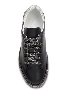 Leather lace-up trainers thumbnail 2