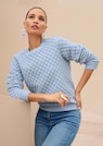 Sweatshirt mit Cloqué-Struktur thumbnail 7