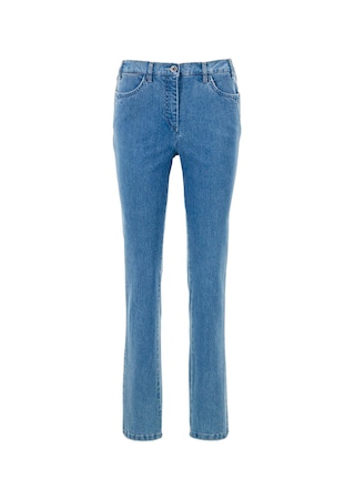 hellblau Chic versierde jeans Carla