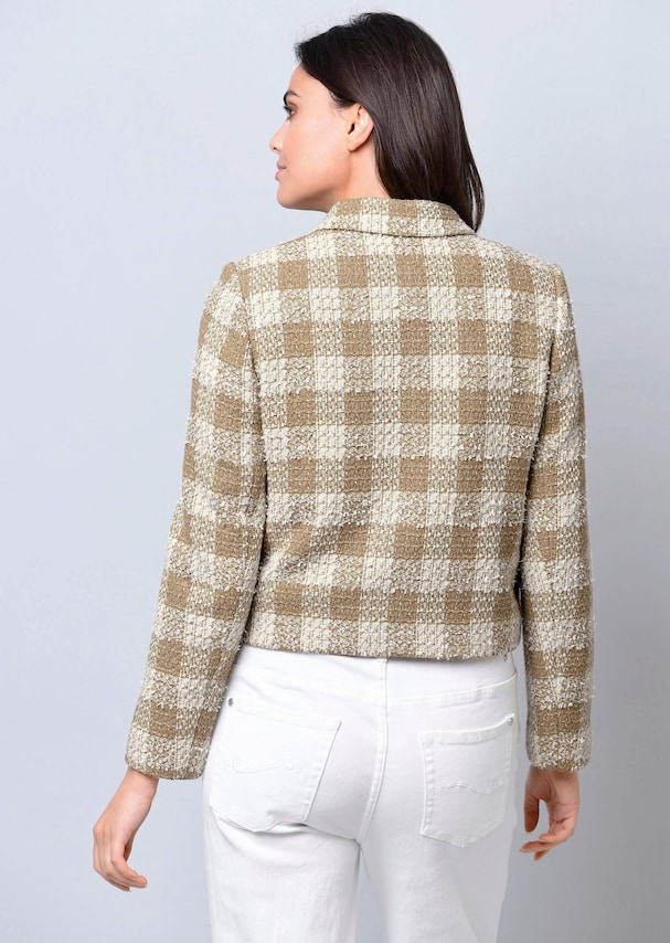 Blazer mit Karomuster 2