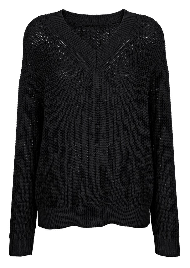 Pullover mit aufwändigem Zopfstrickmuster 3