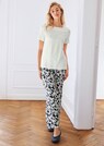 Pyjama mit Spitze und Blütenprint thumbnail 6