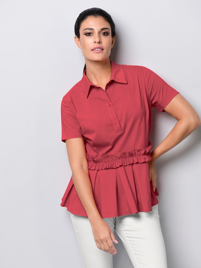 Bluse mit Rüschenband 3