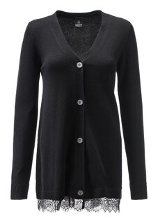 Strickjacke mit Spitze thumbnail 1