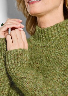 Tricot pullover in bouclé-look thumbnail 5