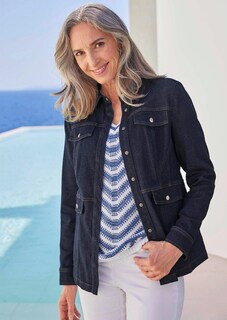 Jeansjacke mit sportlichen Details thumbnail 7
