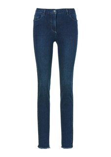Jeans with decorative tape on the side thumbnail 1