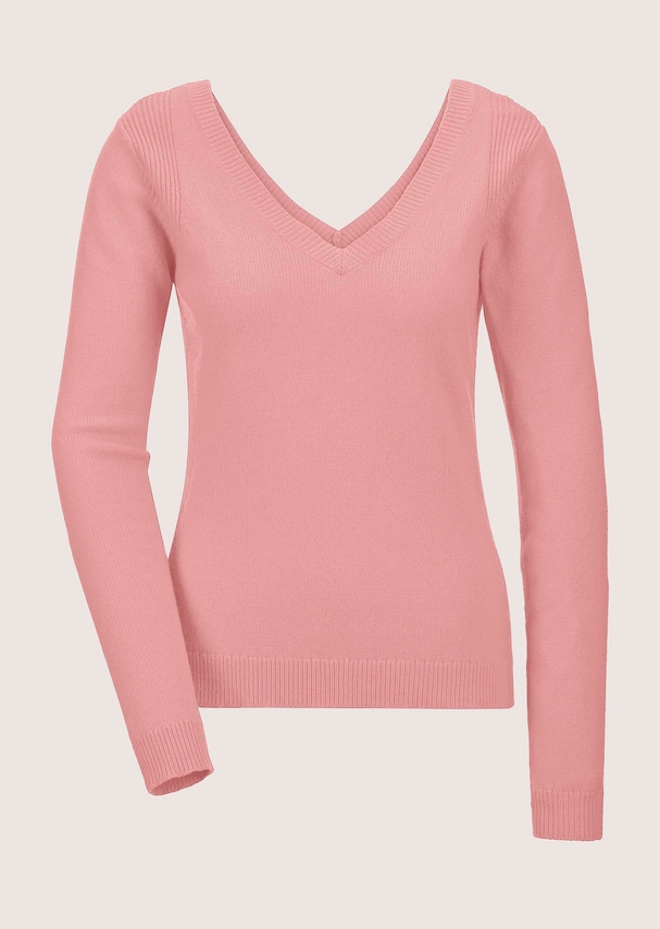 V-Pullover mit Rücken-Ausschnitt 5