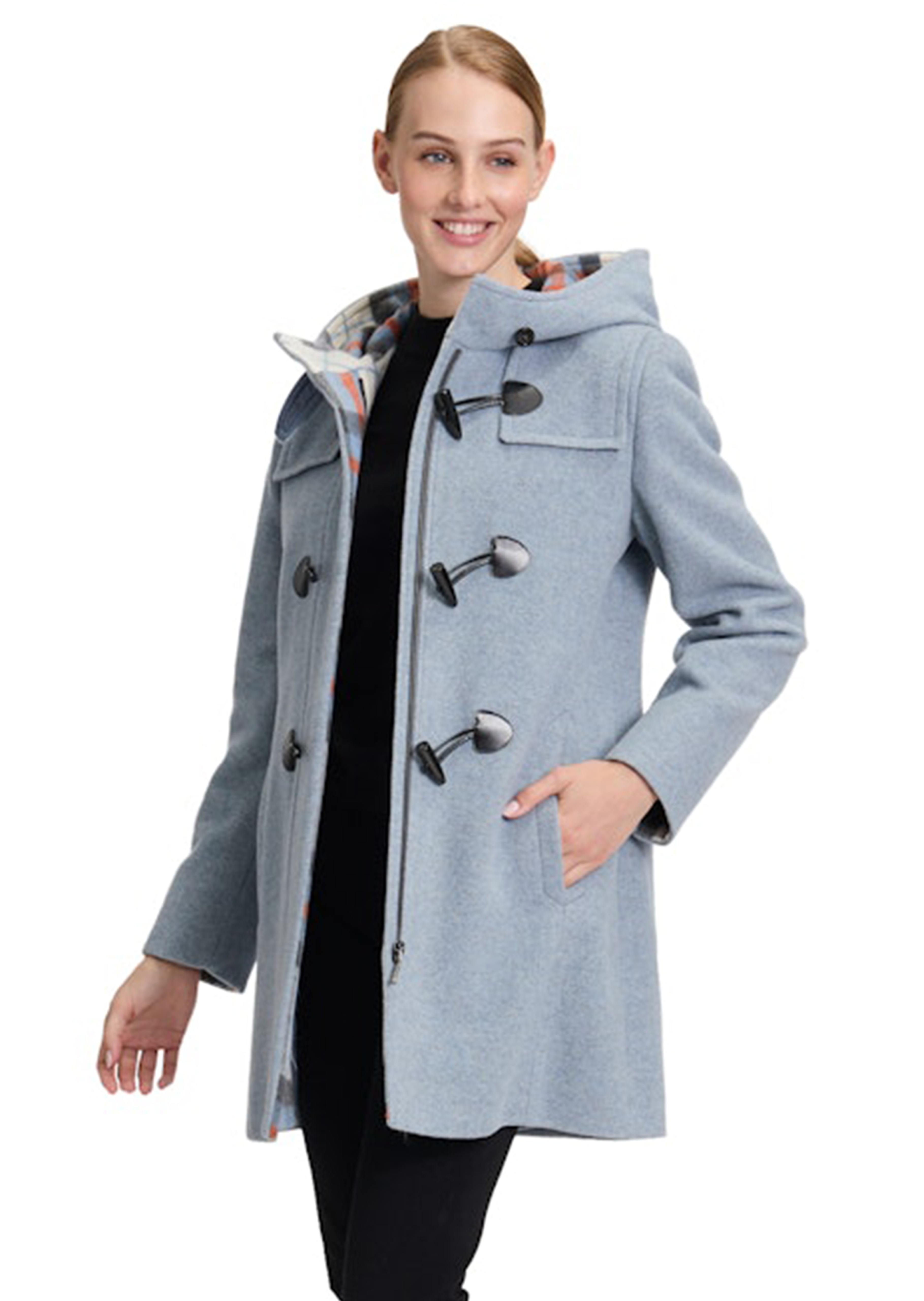 Dufflecoat aus Woll-Mix-Qualität