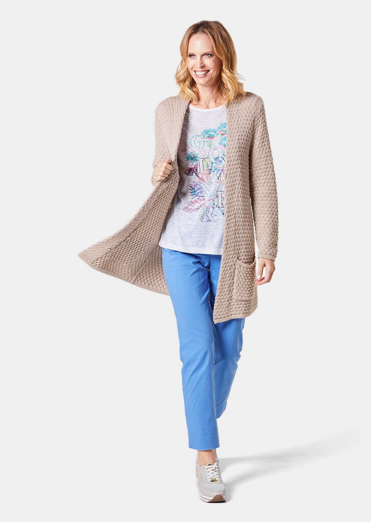 Strickjacke in raffinierter Struktur