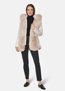 Padded jacket with fur and leather trims thumbnail 2