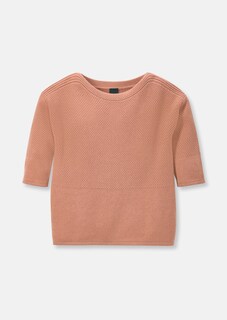 Kaschmir-Pullover mit Struktur-Mix thumbnail 6