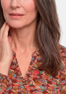 Pflegeleichte Jerseybluse mit All-Over-Print thumbnail 5