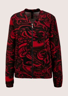 Gemusterte Freizeitjacke im Blouson-Schnitt thumbnail 4