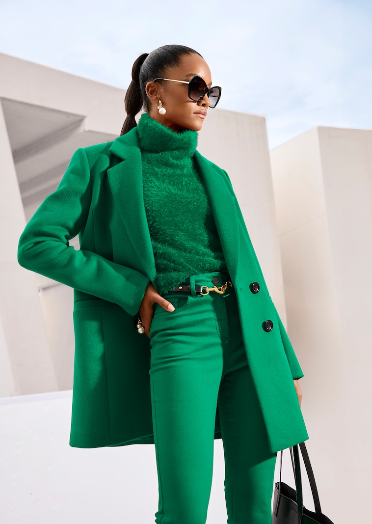 Zweireihiger Kurzmantel