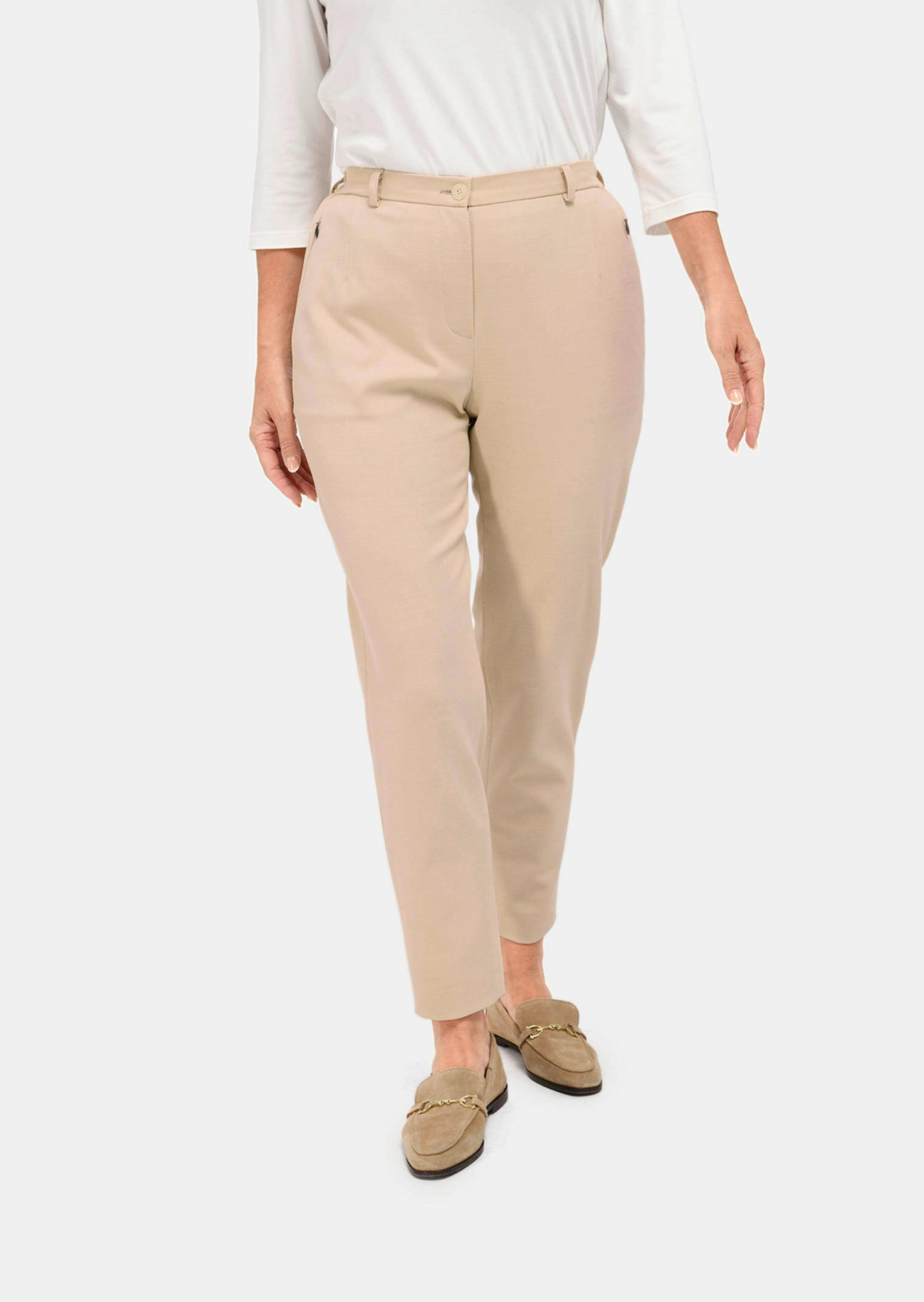 Pantalon à côtes coupe classique