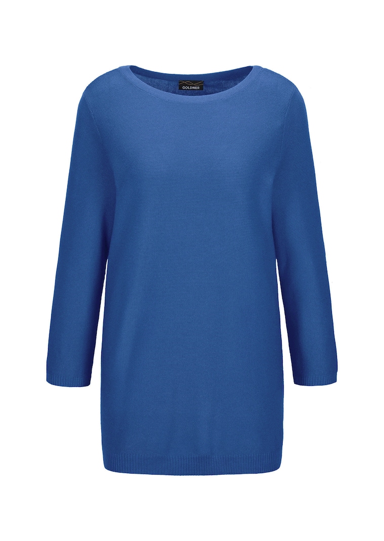 Feinstrick-Pullover aus reiner Baumwolle