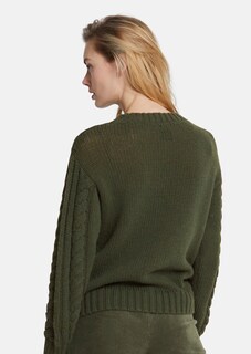 Strickpullover mit Zopfmuster thumbnail 3