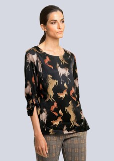 Bluse mit Krempelärmel thumbnail 7