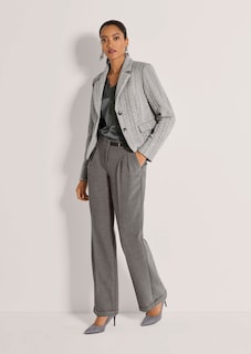 Jersey-Blazer mit Zopfstruktur thumbnail 2