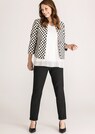 Blazer aus strukturierter Jacquard-Ware thumbnail 2