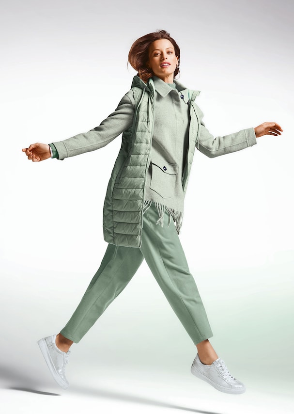 Bundfaltenhose in pflegeleichter Ceramica-Qualität 1