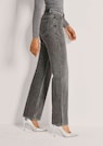 Gerade Jeans mit Strass-Elementen thumbnail 4