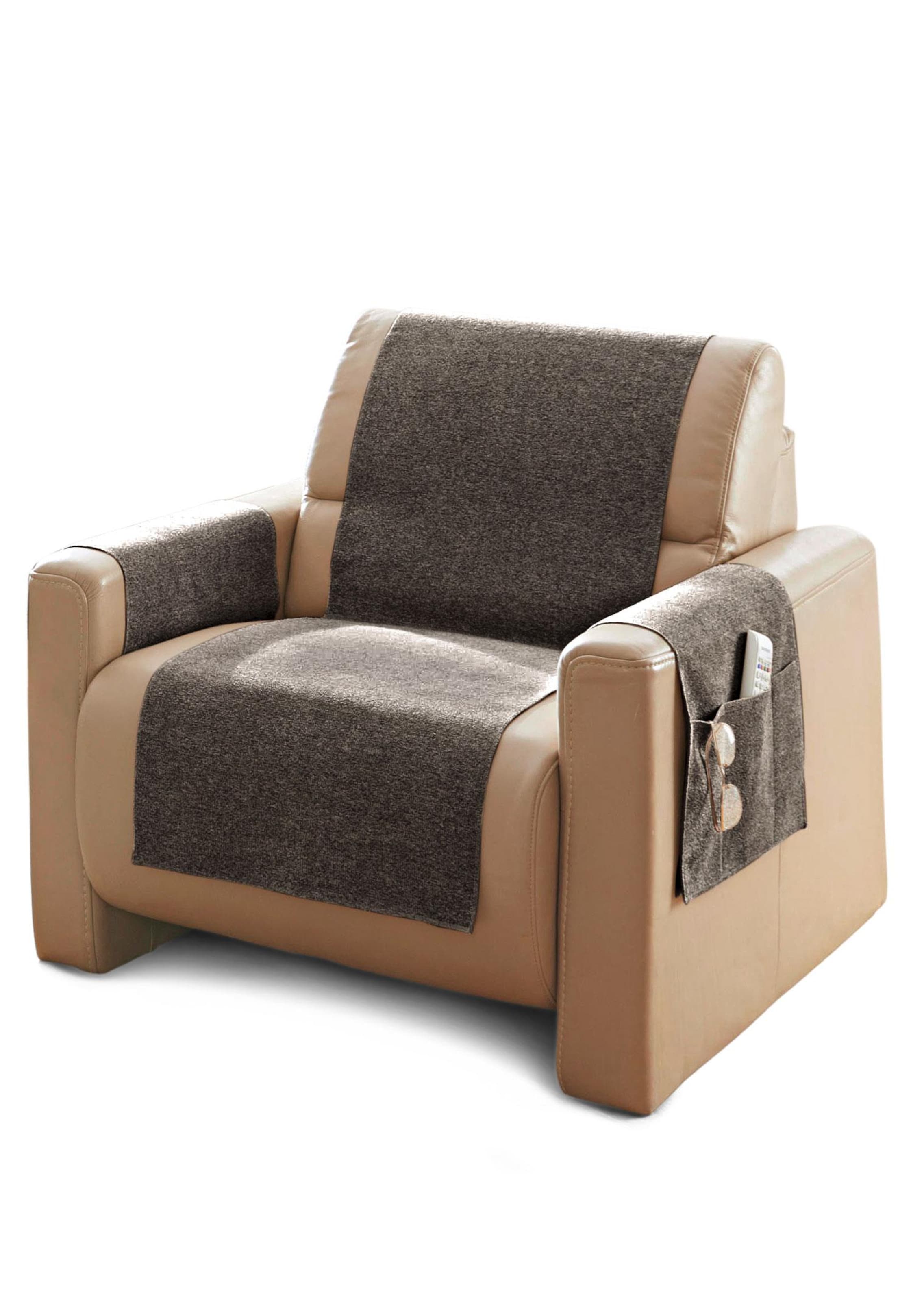 Jetés de fauteuil et de canapé - brun - Gr. 35 x 55 cm de Goldner Fashion