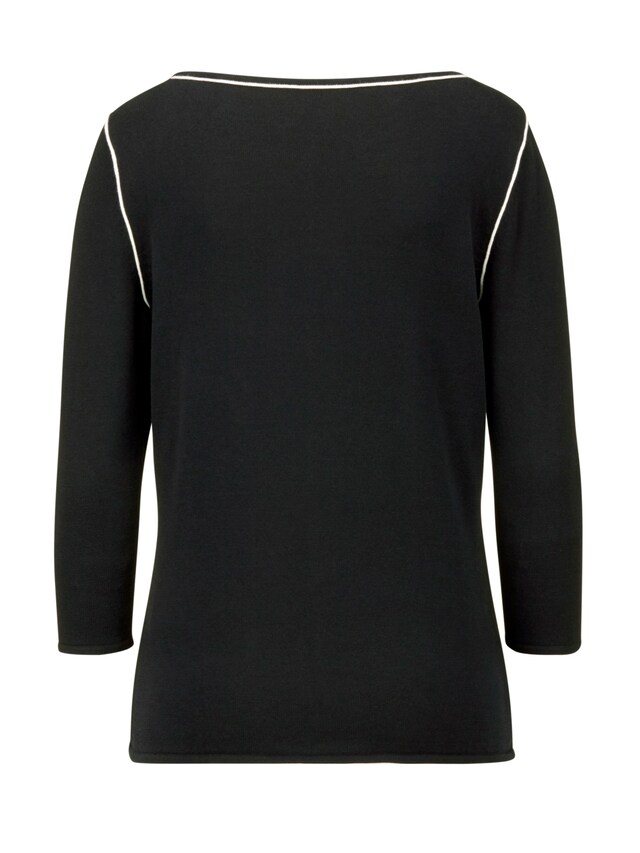Pullover mit Kontrast-Details 5