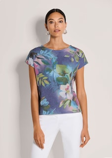 Zachte trui met bloemenprint thumbnail 1