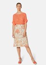 Flared skirt with a unique maritime print thumbnail 2