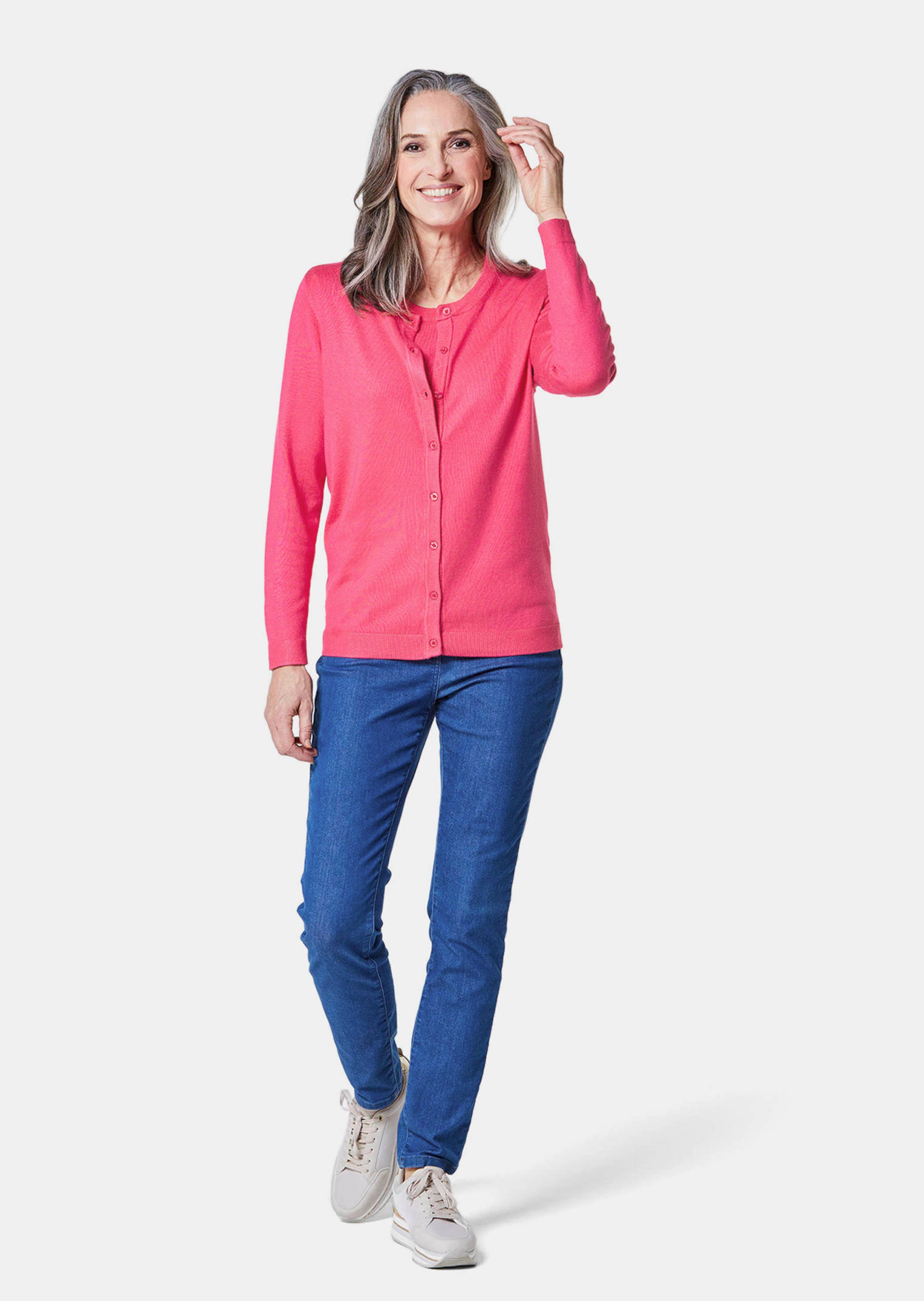 Ensemble en maille - fuchsia - Gr. 48 de Goldner Fashion