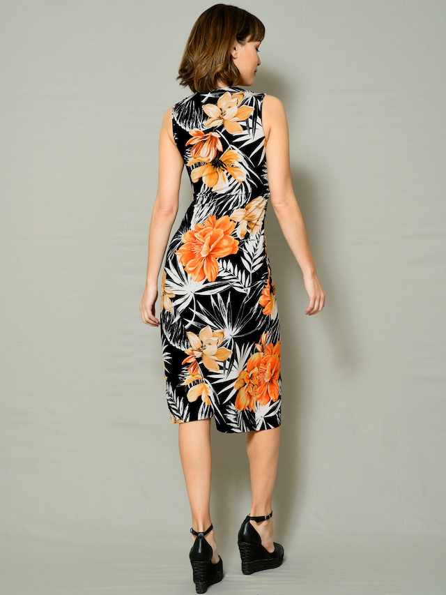 Strandkleid mit Blumendruck 1