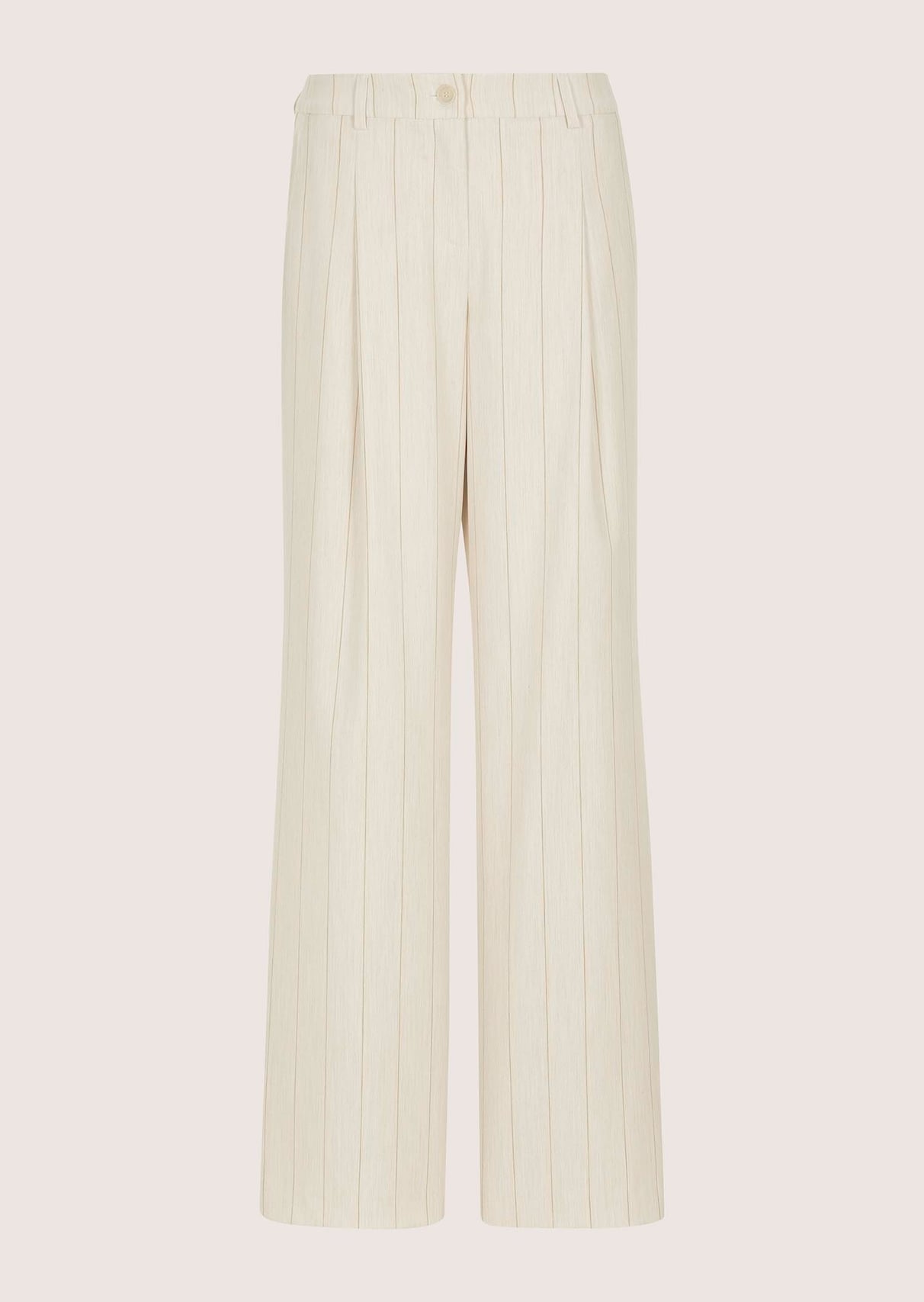 Pinstripe wide-leg trousers