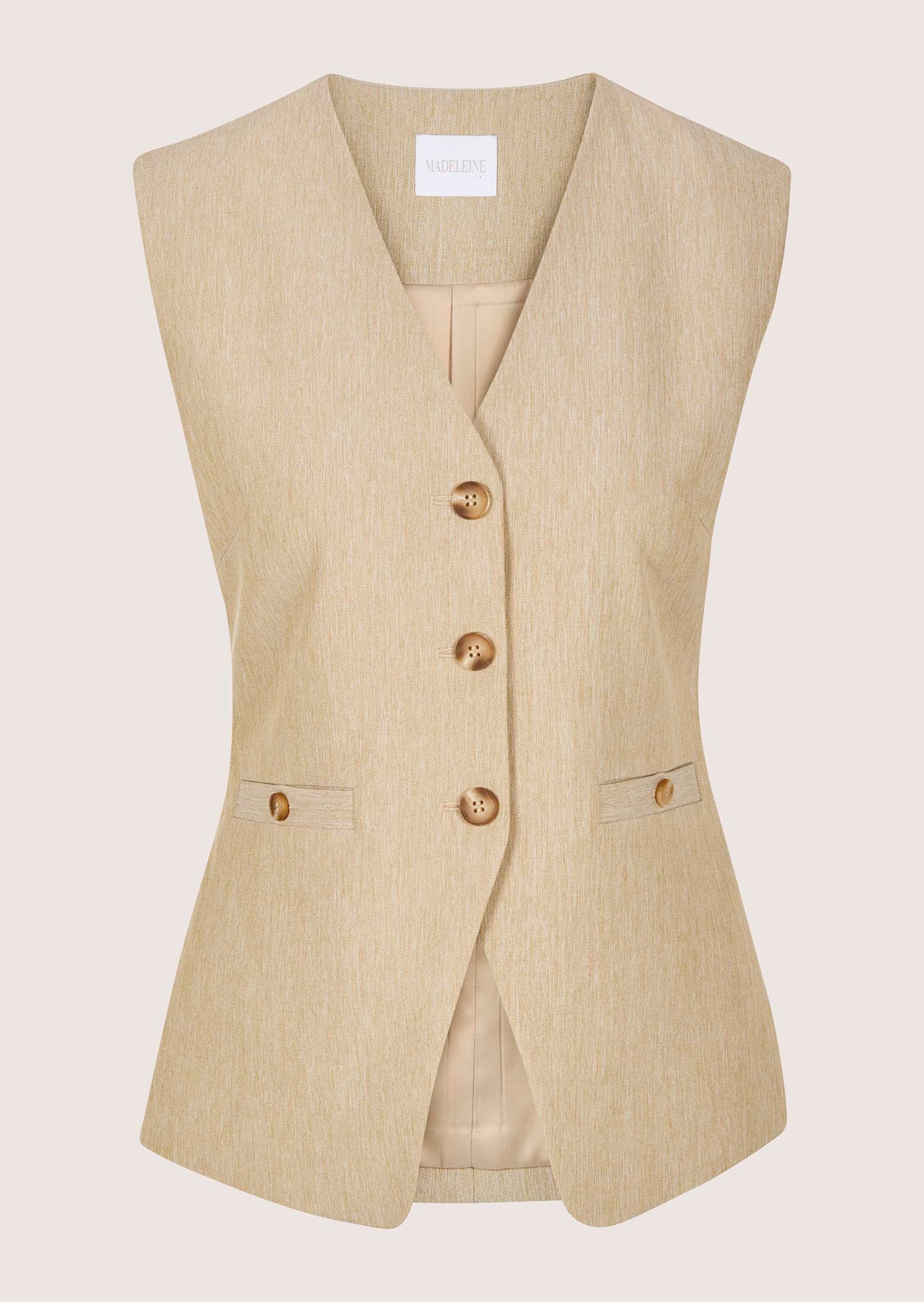 Weste in taillierter Form