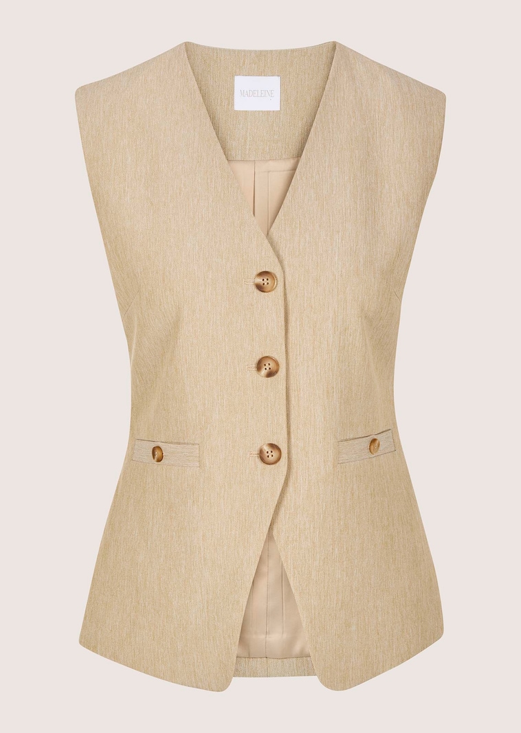 Weste in taillierter Form