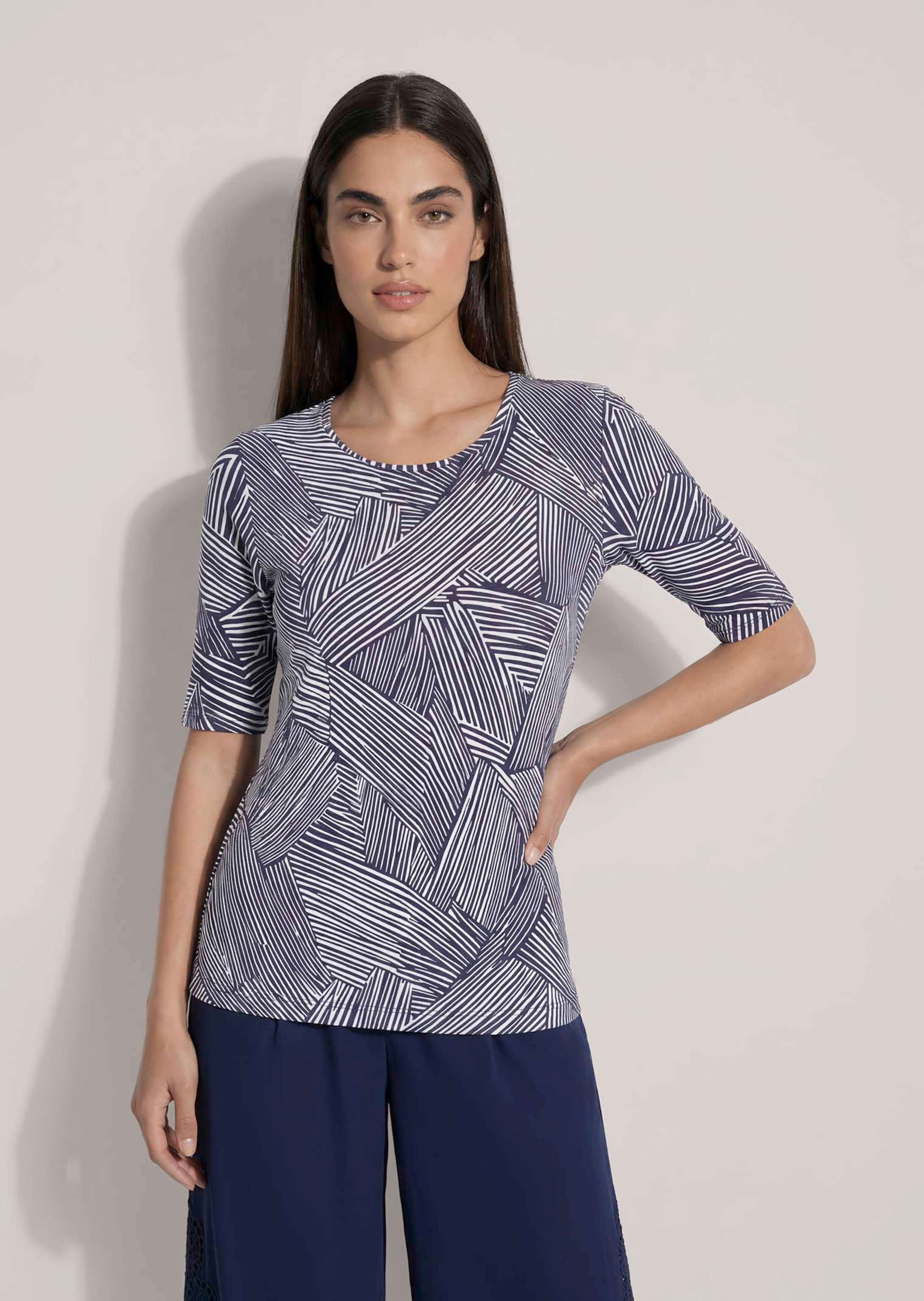 Shirt mit grafischem Linien-Muster