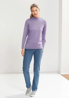 Unkomplizierter Stehbundpullover thumbnail 5