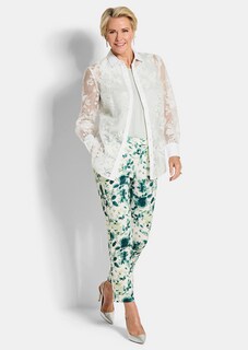 Ausbrenner-Bluse mit Blumenmuster thumbnail 2