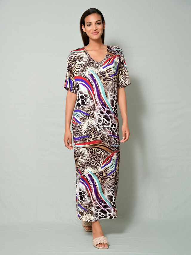 Strandkleid allover im Musterdessin