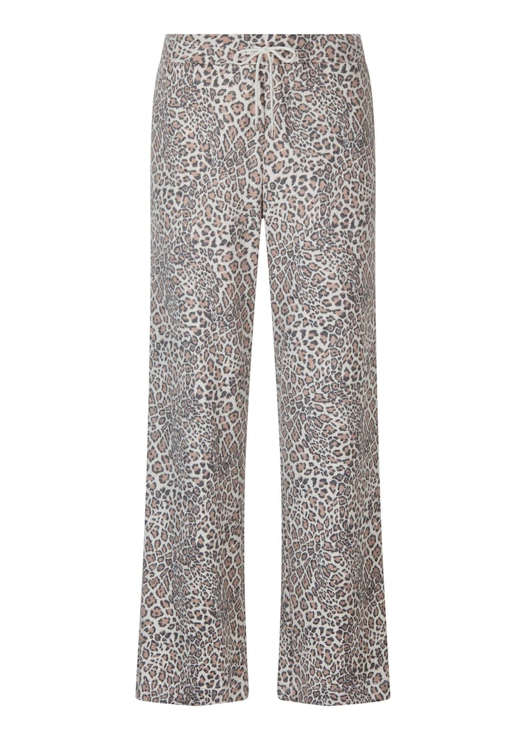 Freizeithose im Animal Print