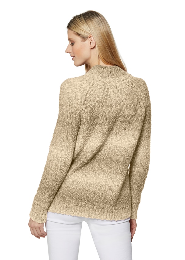 Stehkragenpullover mit raffiniertem Farbverlauf 2