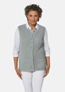 Goed in model blijvend tricot vest met mooie knopen thumbnail 1