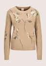 Rundhals-Pullover mit glitzernden Pailletten thumbnail 6