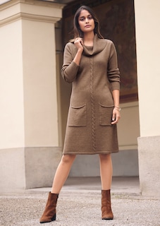 Strickkleid mit Zopfmuster thumbnail 7