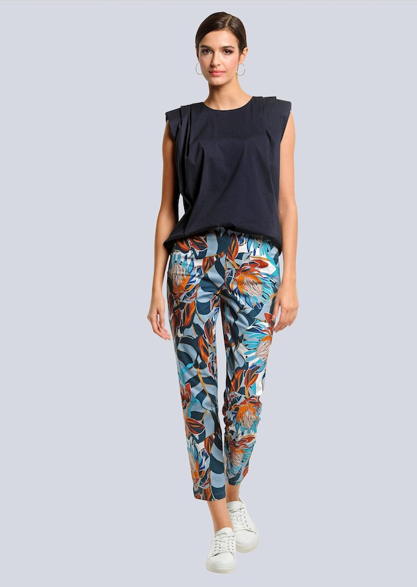 Bluse mit Schulterpads 3