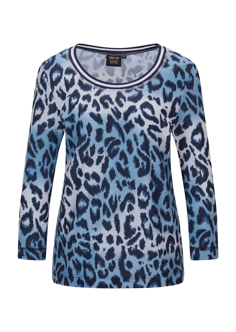 Shirt met luipaardprint